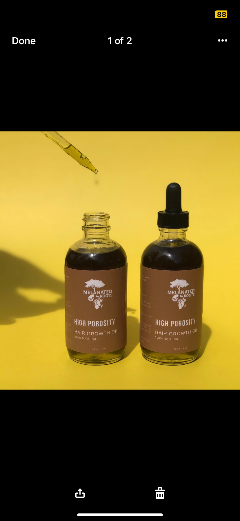 High Porosity Hair Growth Oil